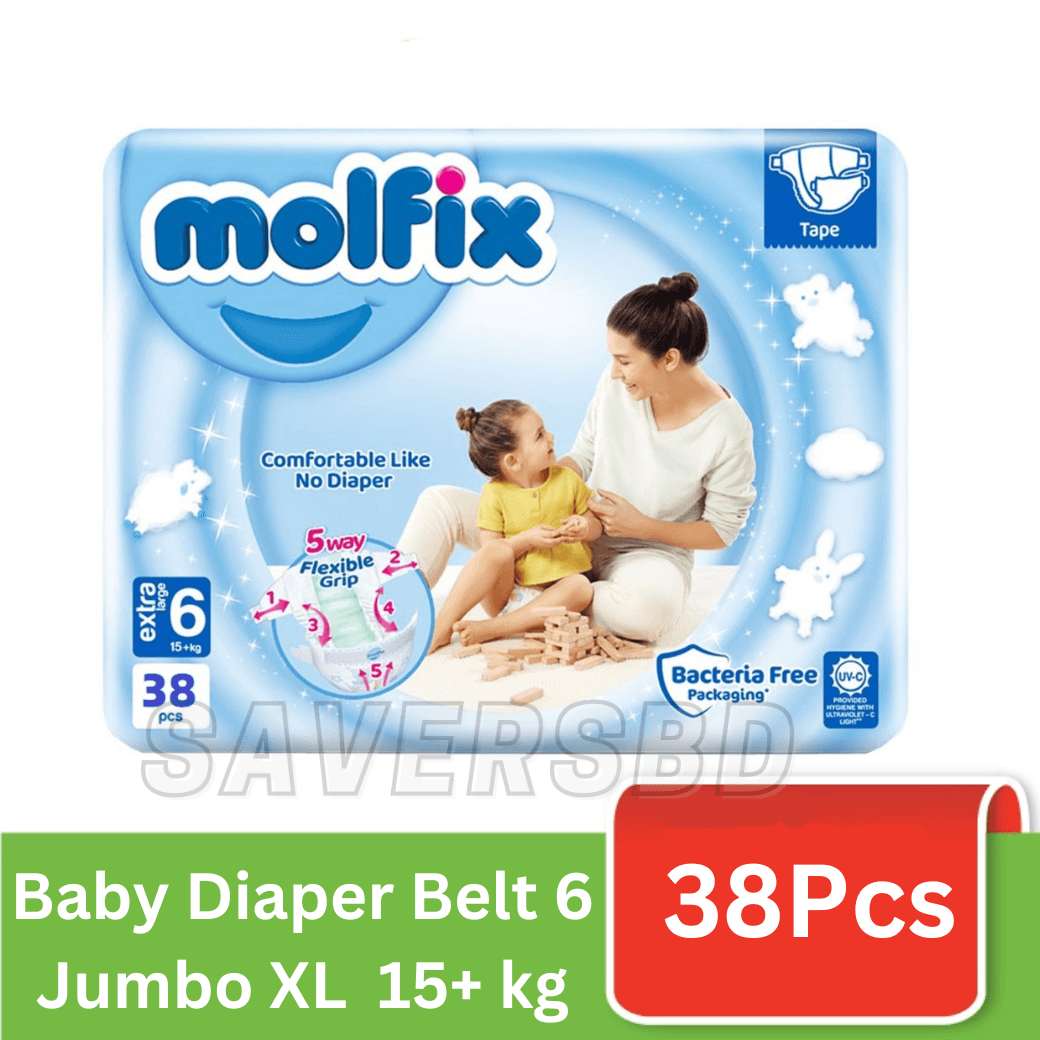 Molfix Twin Belt 15+ Kg 38 Pcs