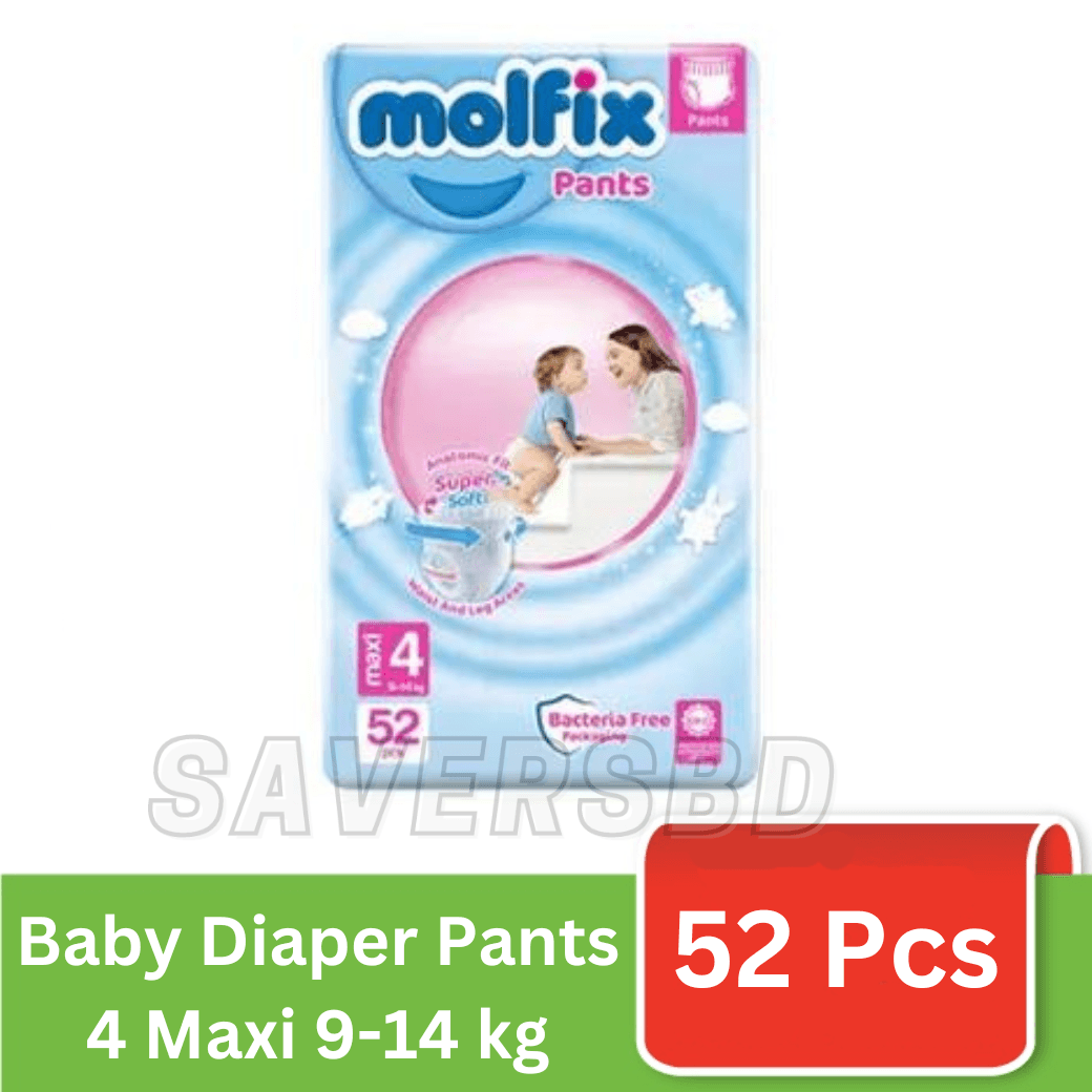 Molfix Pants 4 Maxi 9-14 Kg 52 pcs