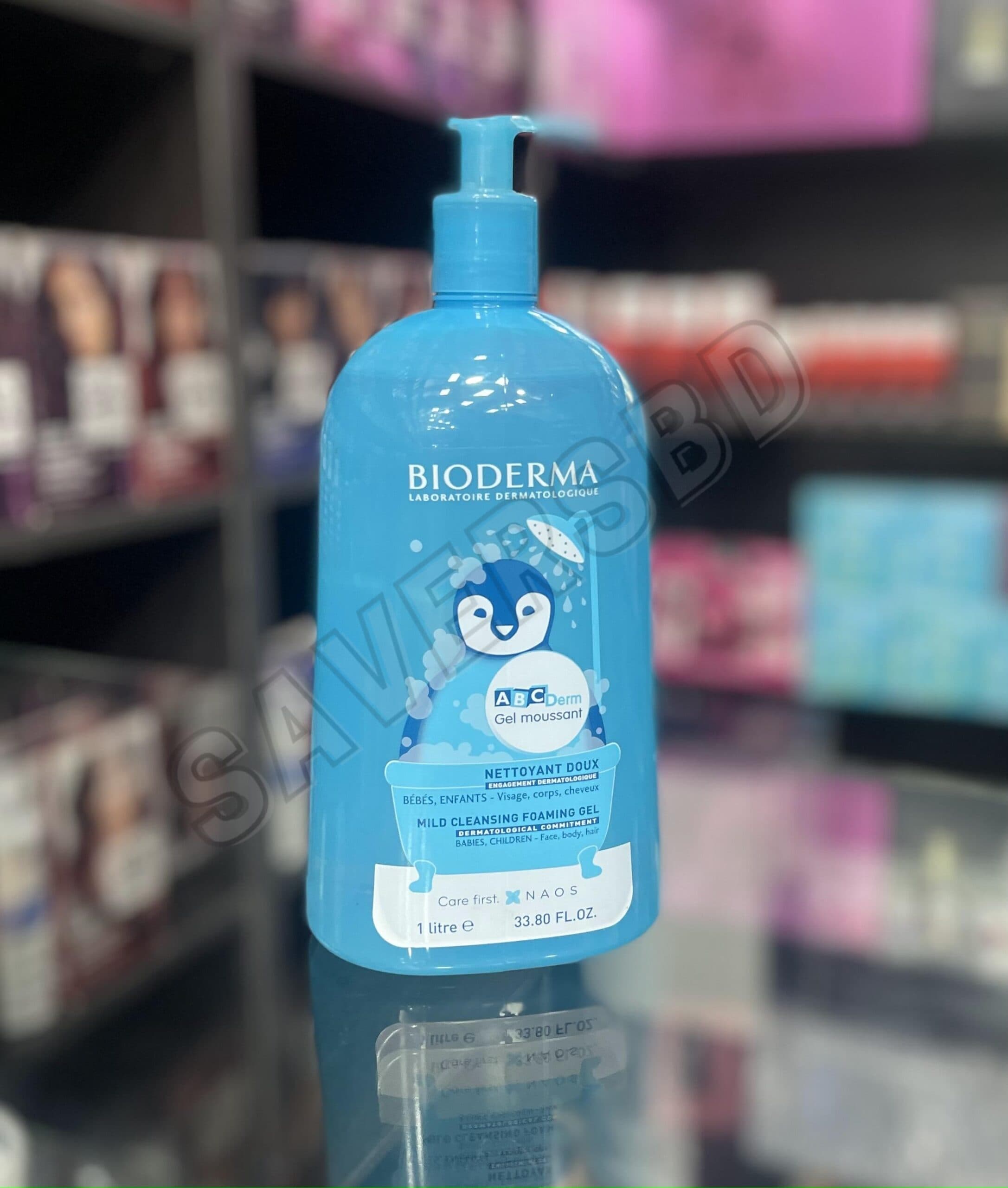 Bioderma ABCDerm Cleansing Foaming Gel 1 Liter