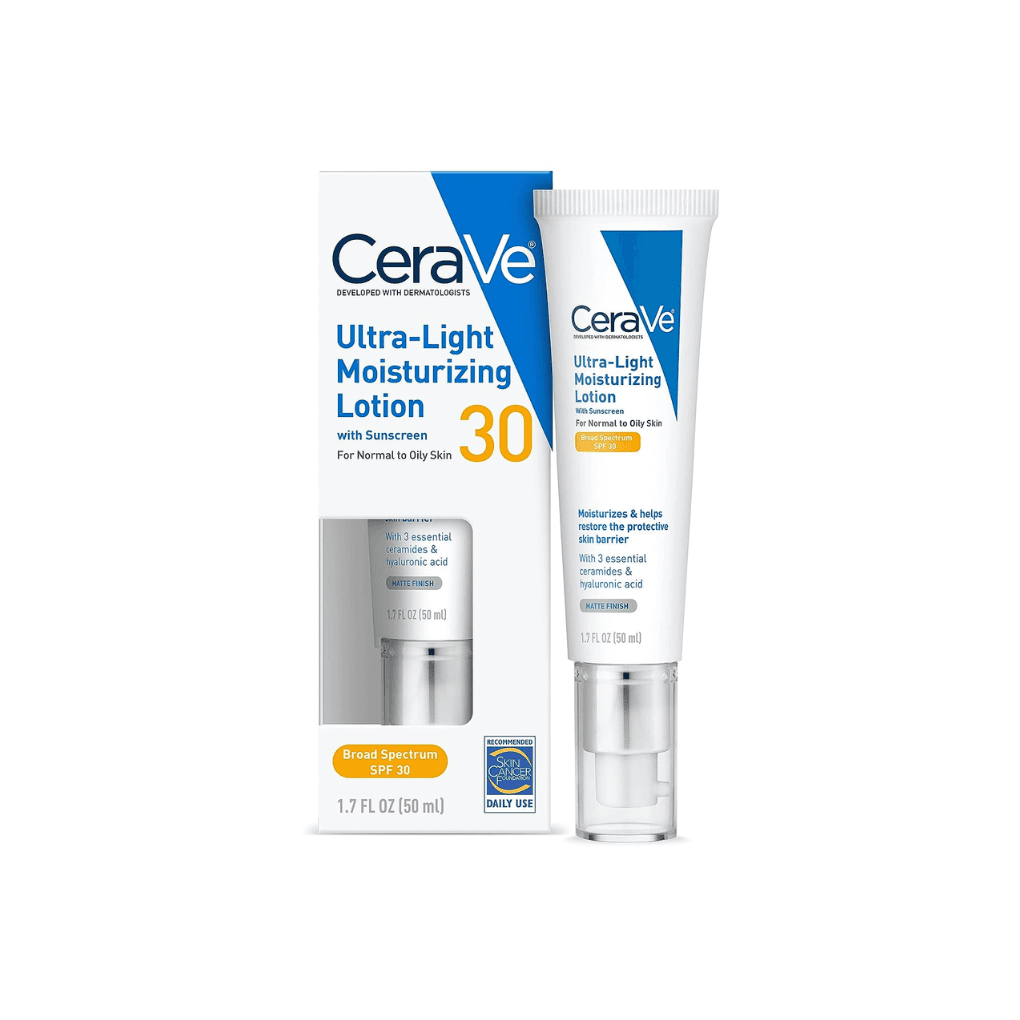Cerave Ultra-Light Moisturizing Face Lotion With Sunscreen Spf 30 50ml