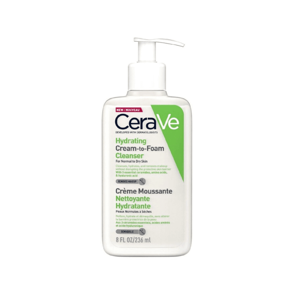 CeraVe Hydrating Cream-to-Foam Cleanser 236ml