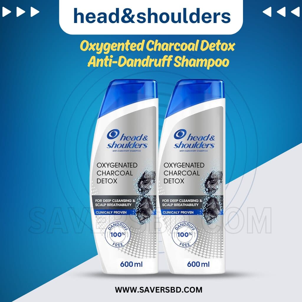 Head and Shoulders Oxygented Charcoal Detox Anti-Dandruff Shampoo