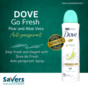 Dove Go Fresh Pear and Aloe Vera Antiperspirant Deodorant