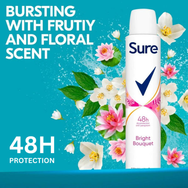 Sure Bright Bouquet Antiperspirant Deodorant Spray - Image 2