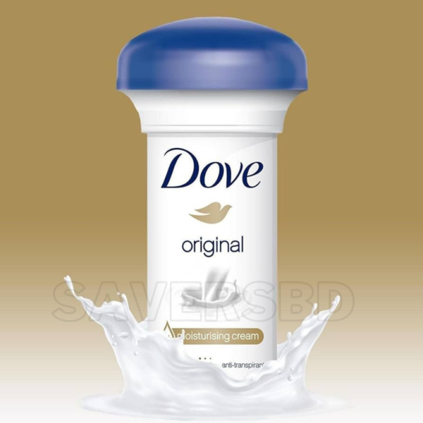 Dove Original Cream Antiperspirant Underarm Deodorant - 50ml - Image 2