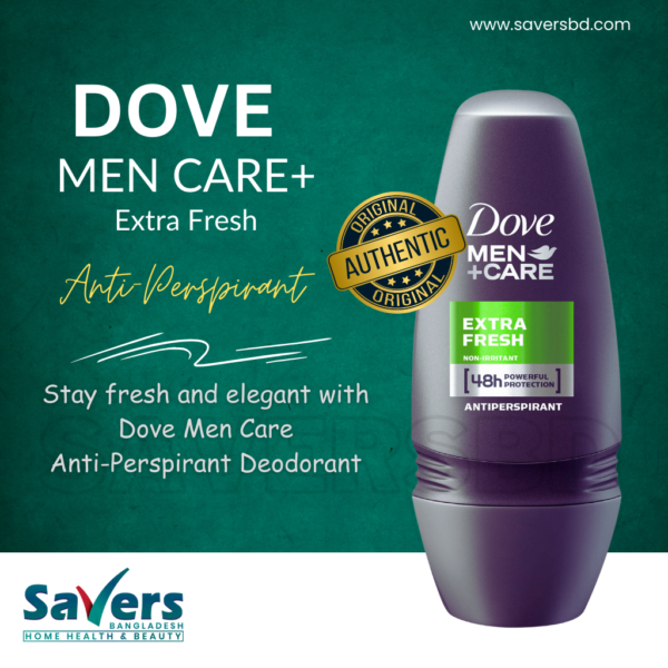 Dove Men+Care Extra Fresh Roll-on Anti-Perspirant Deodorant