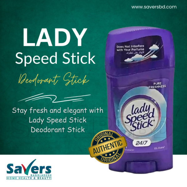 Lady Speed ​​Stick Antiperspirant deodorant Pure Freshness