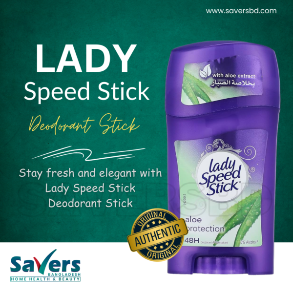 Lady Speed Stick Antiperspirant Deodorant Aloe Sensitive