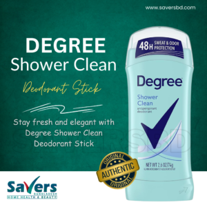 Degree Shower Clean Antiperspirant Deodorant Stick - 74gm