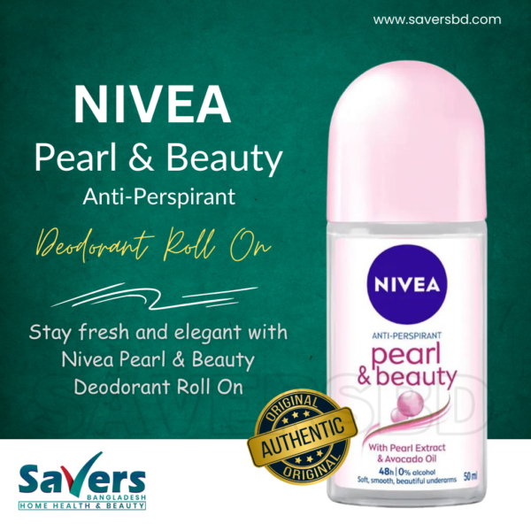 NIVEA Female Roll On Pearl & Beauty