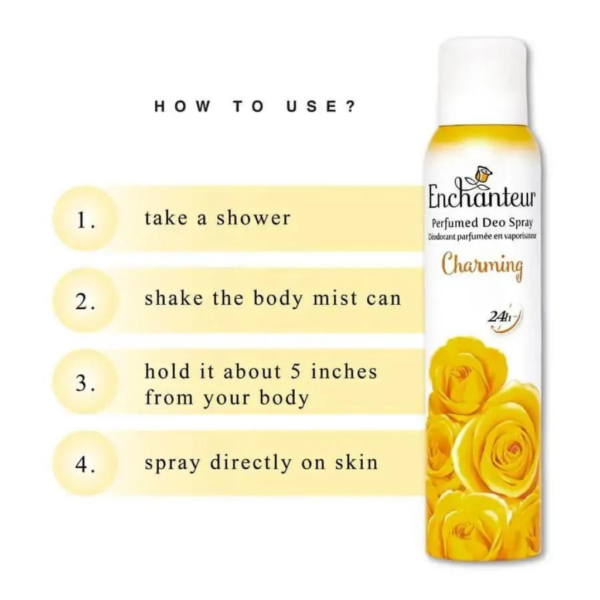 Enchanteur Charming Perfumed Deo Spray - Image 2
