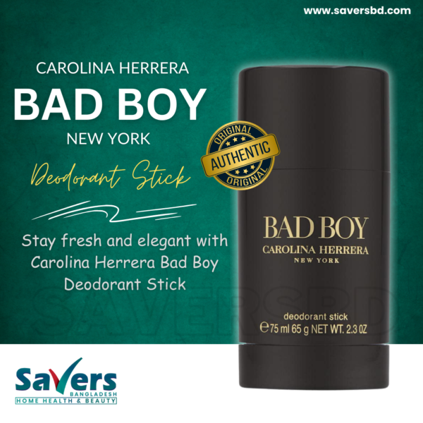 Carolina Herrera Bad Boy Deodorant Stick 75 ml
