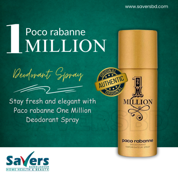 paco rabanne 1 million deodorant spray