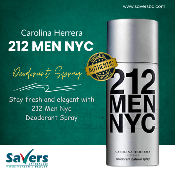 Carolina Herrera 212 NYC Deodorant Spray for Men