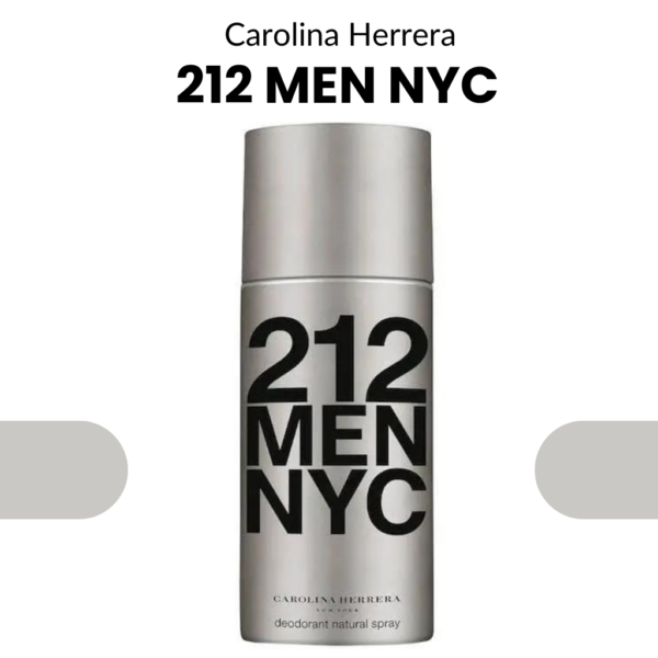 Carolina Herrera 212 NYC Deodorant Spray for Men - Image 2
