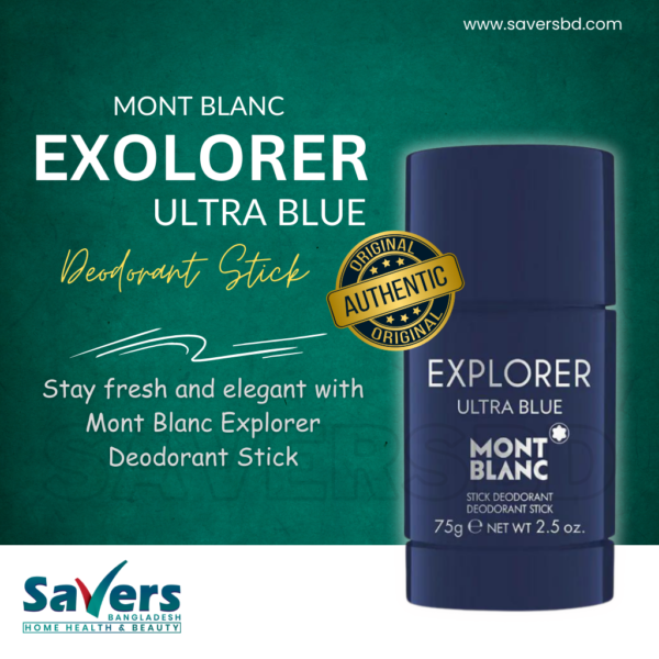 Mont Blanc Explorer Ultra Blue Deodorant Stick