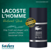 Lacoste L'homme Deodorant Stick