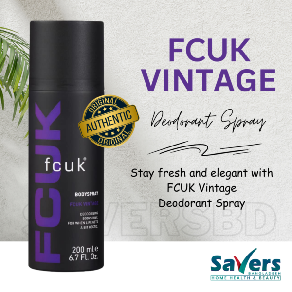 Fcuk Vintage Body Spray For Men