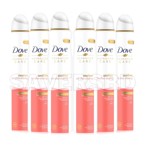 Dove Advanced Care Soothes Skin Anti-perspirant Deodorant Spray - Image 2