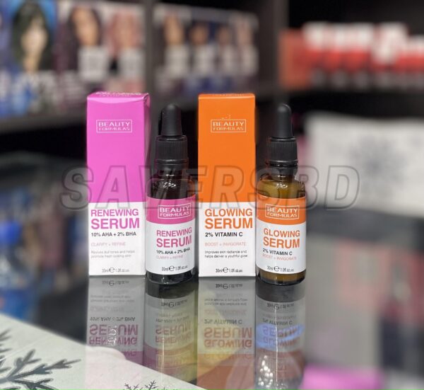 Beauty Formulas Serum 10% AHA and 2% BA Renewing 30ml