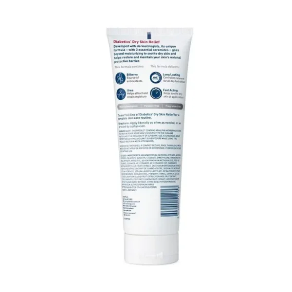 CeraVe Diabetics Dry Skin Relief Moisturizing Cream 236ml - Image 2