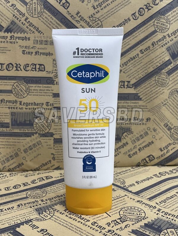 Cetaphil Sheer Mineral Sunscreen Broad Spectrum SPF 50 For Sensitive Skin 89ml - Image 3