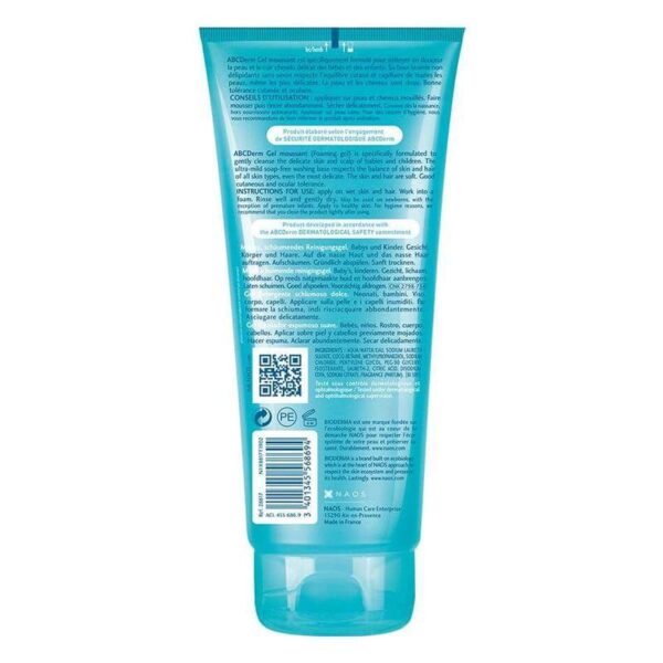 Bioderma ABCDerm Gel Moussant 200ml - Image 2