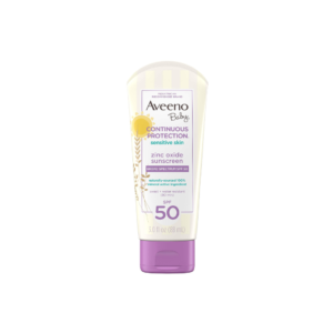 Aveeno Baby Continuous Protection Zinc Oxide Mineral Sunscreen for Sensitive Skin 88ml