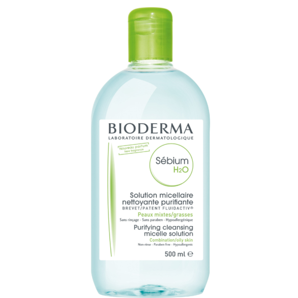 Bioderma - Sébium H20 Solution micellaire nettoyante purifiante 500ml
