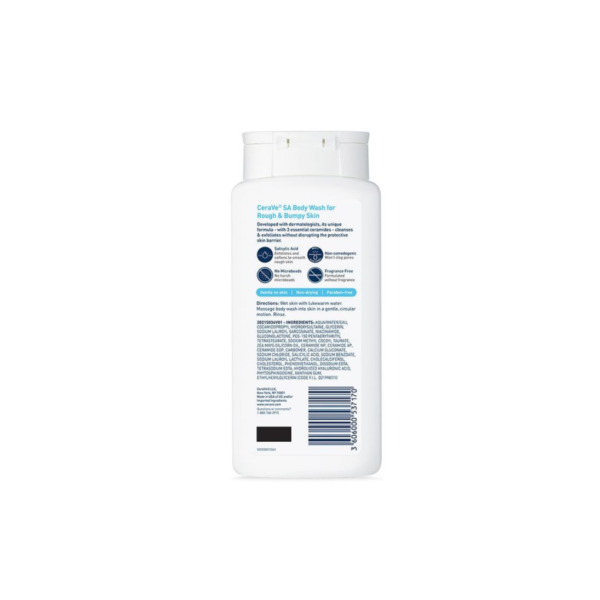 Cerave SA Body Wash for Rough & Bumpy Skin 296ml - Image 2