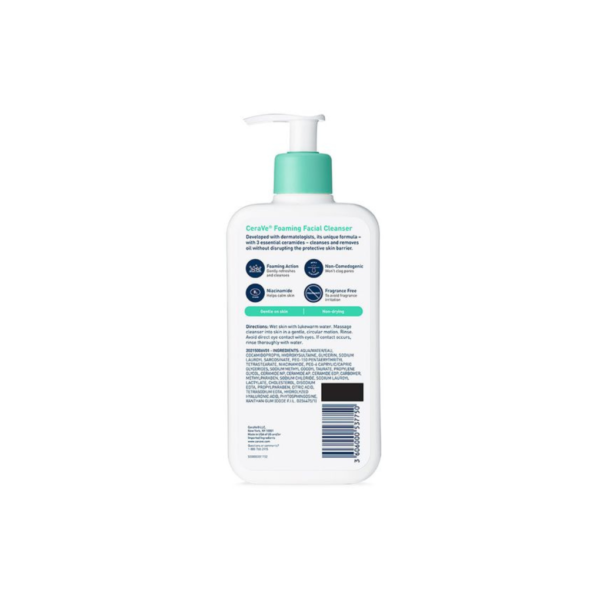 CeraVe Foaming Facial Cleanser 355ml - Image 2