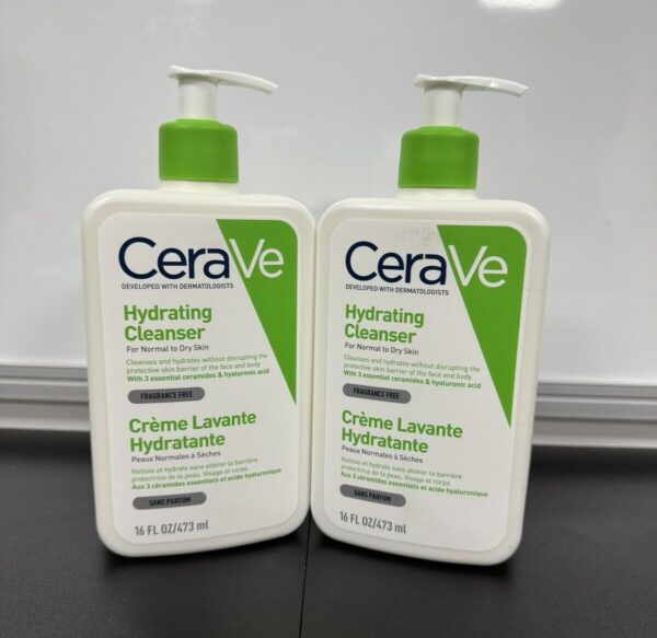 CeraVe Hydrating Cleanser 473ml - Image 2