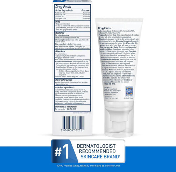 Cerave Ultra-Light Moisturizing Face Lotion With Sunscreen Spf 30 50ml - Image 2