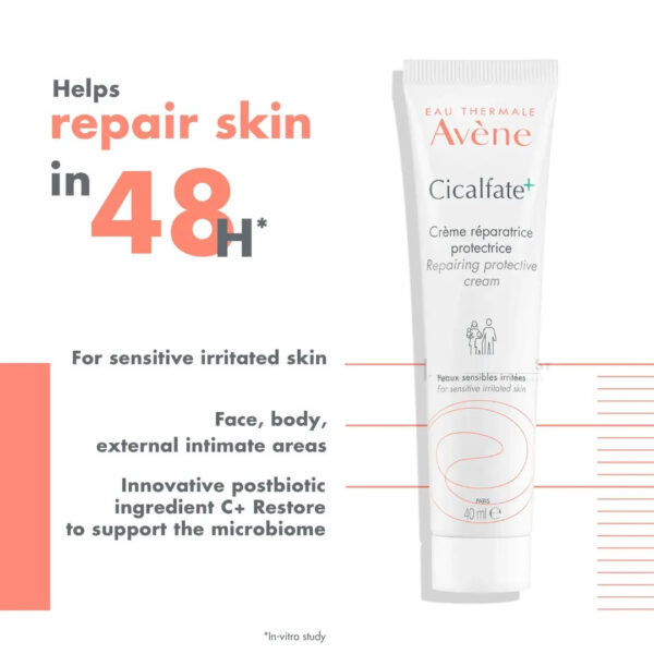 Avene Cicalfate repairing and protective cream 40ml - Image 2