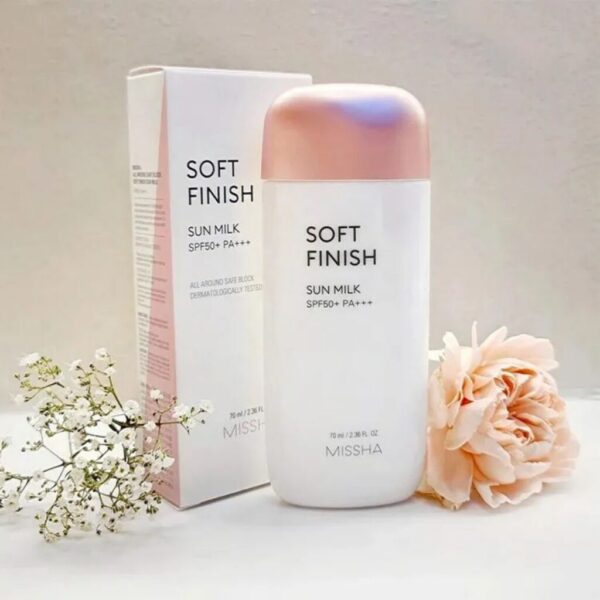 MISSHA  All Around Safe Block Soft Finish Sun Milk - Image 2
