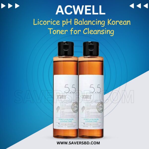 ACWELL Licorice pH Balancing Korean Toner for Cleansing