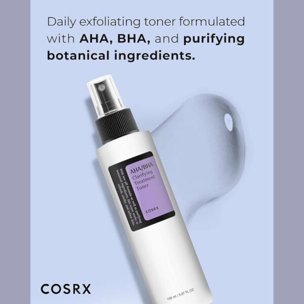 COSRX AHA/BHA Clarifying Treatment Toner 150ml Exfoliating Facial Spray
