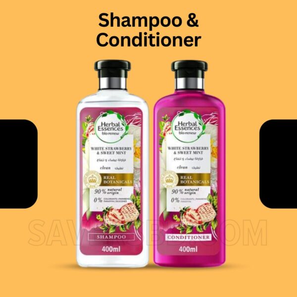 Herbal Essences White Strawberry & Sweet Mint Shampoo & Conditioner - Image 2