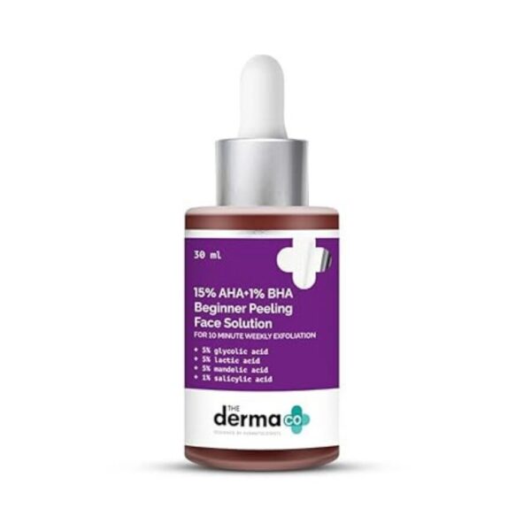 The Derma Co. 15% AHA + 1% BHA Beginner Face Peeling Solution