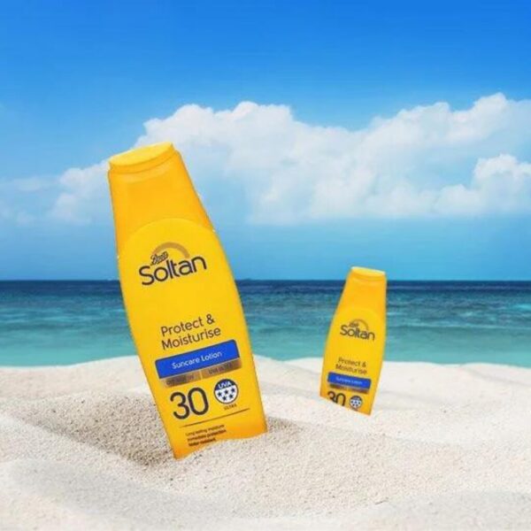 Boots Soltan Protect & Moisturise Lotion Spf50+ 200ml