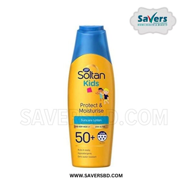 Boots Soltan Kids Protect & Moisturise Lotion SPF50+