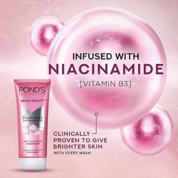 Ponds Bright Beauty Anti-Dullness Facewash with Vitamin B3
