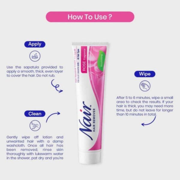 Nair Hair Remover Cream Rose 110 Gms