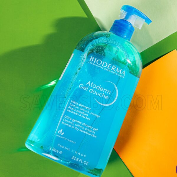 Bioderma Ultra Gentle Shower Gel for Normal to Dry Skin - Image 3