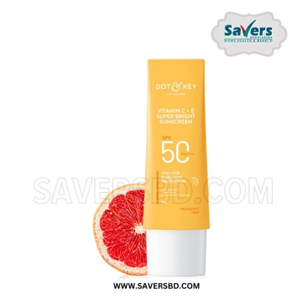 DOT & KEY Vitamin C + E Super Bright Sunscreen with SPF 50 PA