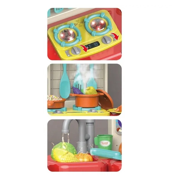 VANYEH Kids Cooking Kitchen Play Set - Image 4