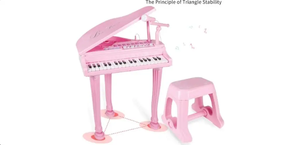 Baoli Pink Princess Electric Piano - Image 2