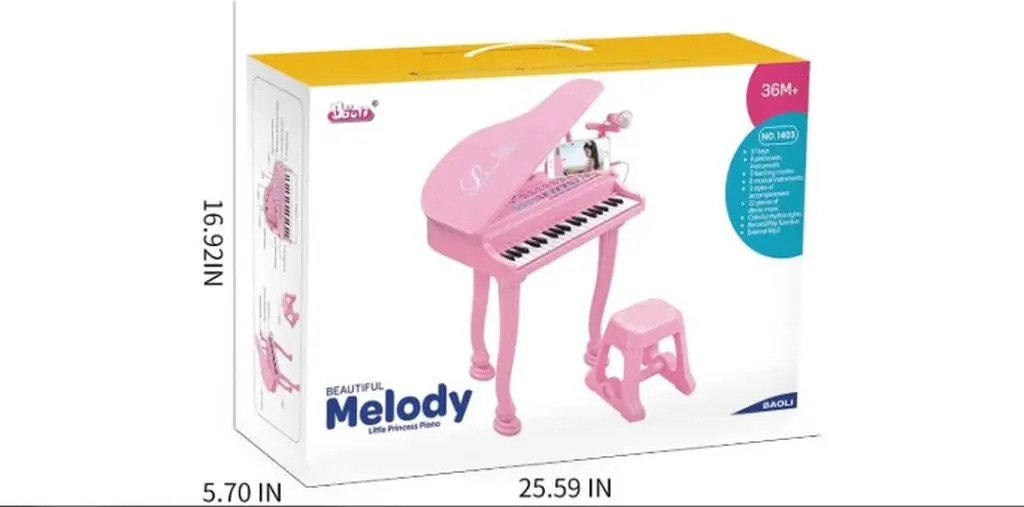 Baoli Pink Princess Electric Piano