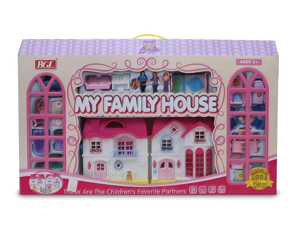 Bgl My Family House Doll House Play Set